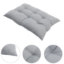 Breeins Weather-Resistant Grey Tufted Cushion