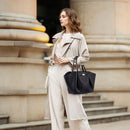 Modishion PU Leather Single-Shoulder Bag Tote Handbag