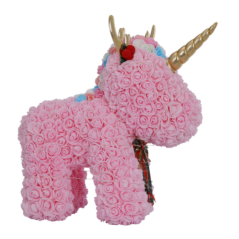 Lifeideas Artificial Rose Foam Unicorn Gift Box