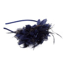 Feather Flower Fascinator Headband