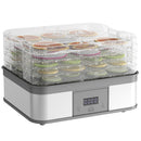 HOMCOM 5 Tier Food Dehydrator, 245W for Drying Fruit, Meat, Vegetable, White