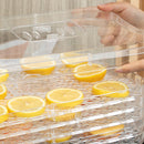 HOMCOM 5 Tier Food Dehydrator, 245W for Drying Fruit, Meat, Vegetable, White