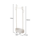 Livingandhome Compact Clothing Rack with Basket