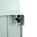 Lifeideas Stackable Plastic Storage Box with Lid and Wheels