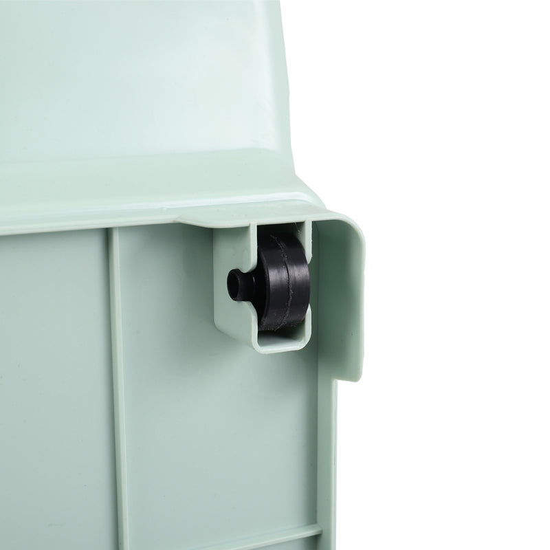 Lifeideas Stackable Plastic Storage Box with Lid and Wheels