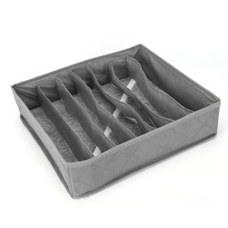 Lifeideas 3 Packs Underwear Drawer Organizer Storage Box Bra Tidy Socks Ties Draw Divider