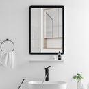 Livingandhome Rectangular Aluminum Alloy Frame Wall Mirror