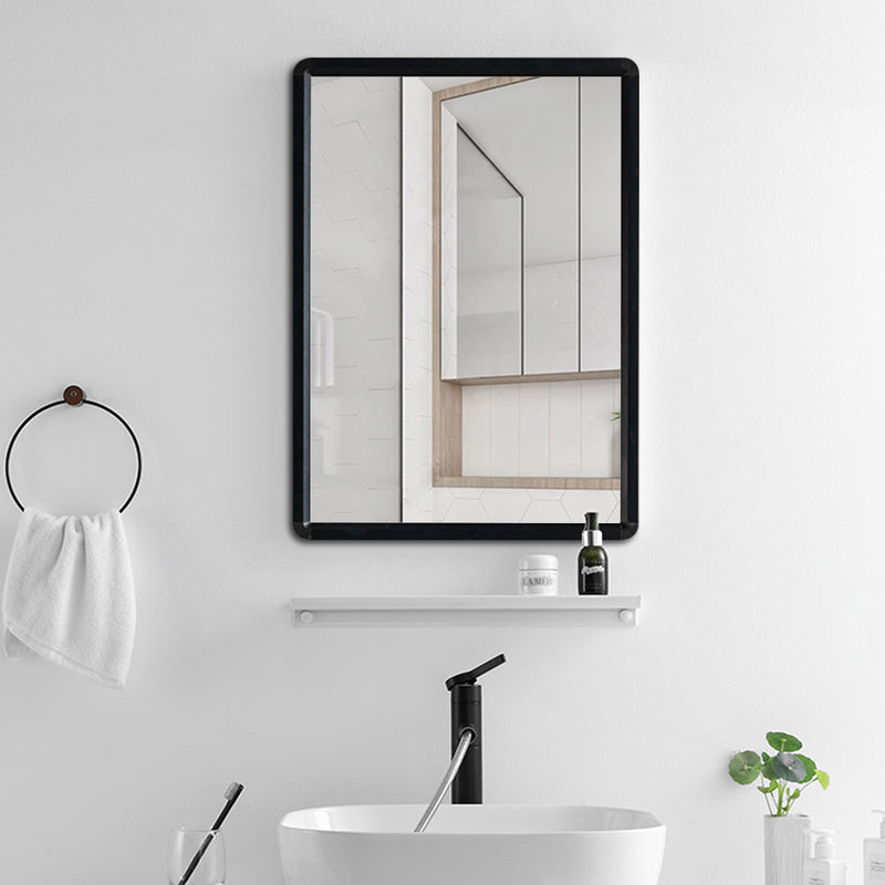 Livingandhome Rectangular Aluminum Alloy Frame Wall Mirror