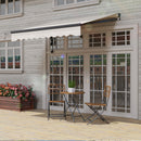 Outsunny 2.5 x 2m Electric Retractable Awning w/ Aluminium Frame