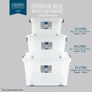 Lewis's Storage Box With Lid 30L