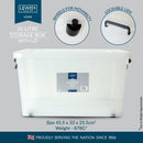 Lewis's Storage Box With Lid 30L