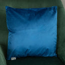 45 x 45cm Soft Fabric Christmas Reindeer Chair Cushion in Sapphire Blue