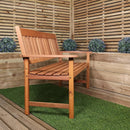 Cartmel 3 Seater Outdoor Wooden Garden Patio Bench