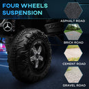HOMCOM 12V Licensed Mercedes-Benz Unimog, Kids Electric Ride on Car - Black
