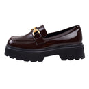 Slip-On PU Leather Horsebit Loafer