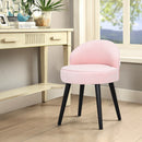 Modern Dutch Velvet Vanity Stool
