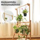 Lifeideas 3-Tier Foldable Wooden Ladder Shelf
