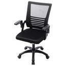 Livingandhome Mesh Desk Chair with Curved Back Support
