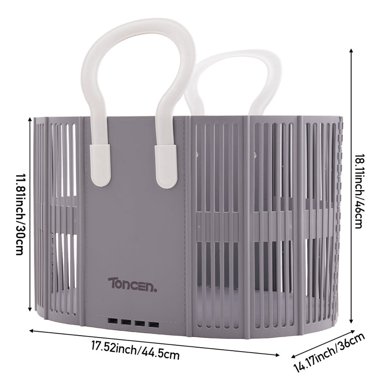 Lifeideas Foldable Plastic Laundry Basket