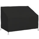 Outsunny 2 Seater Rain Cover Garden Sofa Chair Protector 140x84x56/94 cm