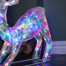 40cm Light Up Iridescent DreamLights Christmas Fawn With 100 White LEDs