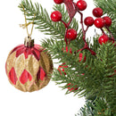 Lifeideas 2pcs Artificial Christmas Planter Bushes Decorations