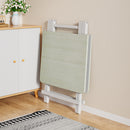 Livingandhome Folding Wooden Dining Table 100x60cm White