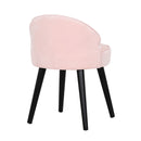 Modern Dutch Velvet Vanity Stool