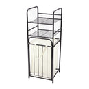 Lifeideas 3-Tier Tilt Out Laundry Hamper Shelf Bathroom Storage Organizer Rack