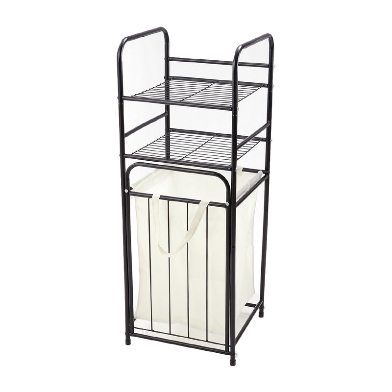 Lifeideas 3-Tier Tilt Out Laundry Hamper Shelf Bathroom Storage Organizer Rack