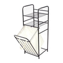 Lifeideas 3-Tier Tilt Out Laundry Hamper Shelf Bathroom Storage Organizer Rack
