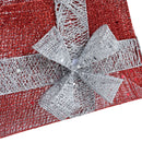 Lifeideas Square Christmas Tree Collar with Bow Tie Decoration