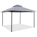330 X 330 Cm Patio Gazebo Outdoor Gazebo With Heavy-Duty Metal Frame-Grey