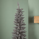 5ft (150cm) Artificial Pencil Pine Grey Christmas Tree with 168 Tips & Stand