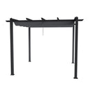 Garden Sanctuary Aluminum Patio Pergola with Canopy