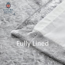 Crushed Velvet Lined Ring Top Curtains