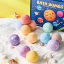 Livingandhome 12 Pcs Bath Bomb Set with Surprise Astronaut Toys