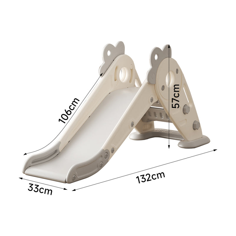 Livingandhome Lovely Folding Plastic Carrot Slide for Toddler