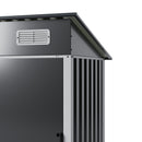 Breeins 4 x 3ft/5 x 3ft Metal Garden Storage Shed with Lockable Door