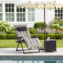 Breeins Zero Gravity Outdoor Recliner With Seat Cushion & Headrest
