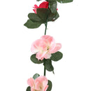 Lifeideas 4 Pack Artificial Flower Fake Silk Peony Hanging Vine Garland