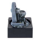 Breeins Tabletop Waterfall Fountain with LED Lighting,