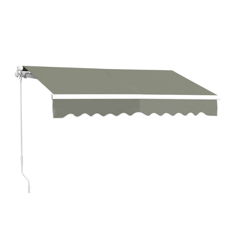 Garden Sanctuary Outdoor Retractable Patio Awning for Window and Door