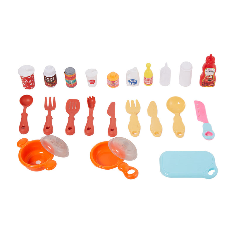 Kidkid Kids Pretend Kitchen Playset 43 Piece Set