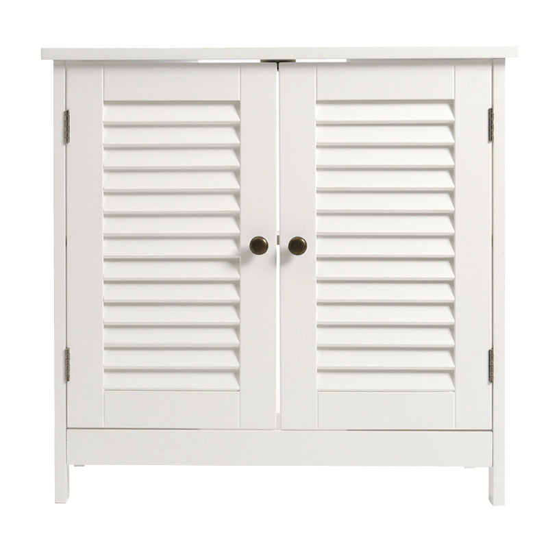 Livingandhome Under Sink Bathroom Cabinet 2 Shutter Door