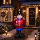1.8m (6ft) Light Up Toy Soldier With Candy Cane Christmas Inflatable Decoration