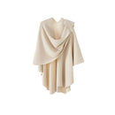 Elegant Cross Front Shawl Wrap