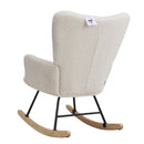 Cottonfy UK Tufted Upholstered Rocking Chair