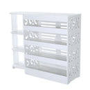 Livingandhome Modern Shoe Cabinet Storage Shelf for Entryway