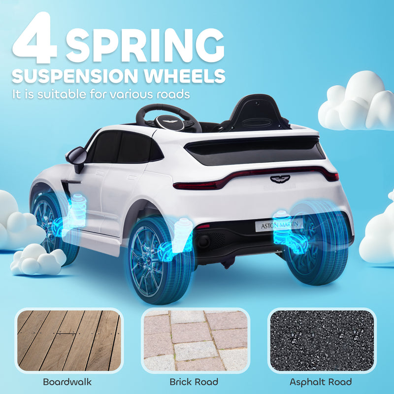 AIYAPLAY Aston Martin DBX Licensed 12V Kids Electric Car w/ Remote